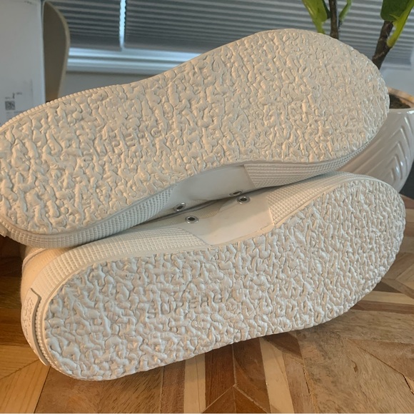 NEW Superga High top canvas swallow tail retro style sneakers size 37 - Picture 7 of 8